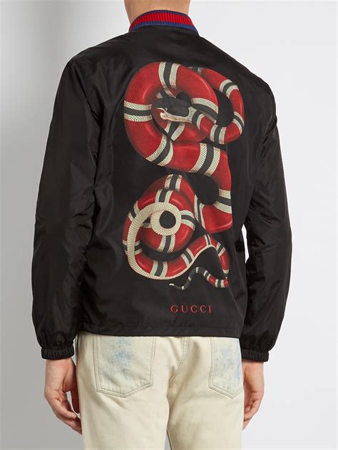 gucci snake jacket bomber|Gucci bomber jacket price.